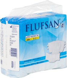  vidaXL Flufsan Pieluchy dla dorosłych, jednorazowe, 15 szt., rozmiar M