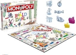 Winning Moves Monopoly Roald Dahl Willy Wonka gra planszowa monopol edycja ANGIELSKA