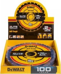  Dewalt PIŁA TARCZOWA DO DREWNA ELITE 190*30MM 24 ZĘBY (1 SZT)