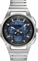 Zegarek Bulova Zegarek męski Bulova 96A205 srebrny