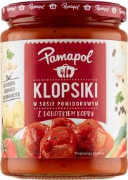  Pamapol Pamapol Klopsiki w sosie pomidorowym z dodatkiem kopru 500 g