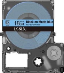 Epson Epson LabelWorks LK-4LBJ - Schwarz auf Mattblau - Rolle (1,2 cm x 8 m) 1 Kassette(n) Hangebox - Band