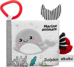 Akuku A0480 KSIĄŻECZKA EDUKACYJNA MARINE ANIMALS