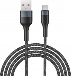 Kabel USB Rosfix PRZEWÓD KABEL USB-C TYPE-C USB-A 1M