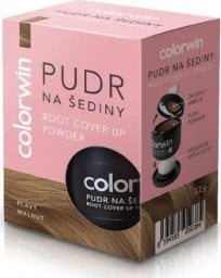 Colorwin Puder kryjący odrost i zwiększający objętość włosów Orzechowy 3.2g