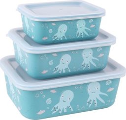 Stoneline Stoneline | Awave Set of storage box | 21941 | Storage box | 3 pc(s) | Dishwasher proof | Turquoise