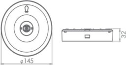  GTV Czujnik bezdotykowy pod blat do 40mm AE-WPDRW-00