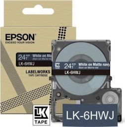  Epson Epson LabelWorks LK-5HWJ - Matt - dunkelblau-weiss - Rolle (1,8 cm) 1 Kassette(n) Band