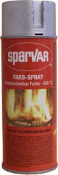 ARGENTO Vernice spray alta temperatura SparVar 400 ml fino a 650 °C, colore argento, 6014029