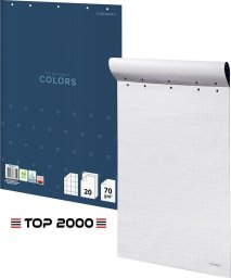 Flipchart Top 2000 Blok do flipchartu Top 2000 Colors 64x90cm kratka (20)