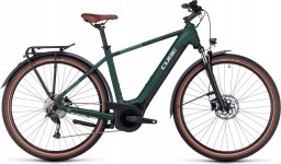 Rower elektryczny Cube Elektrinis dviratis Cube Touring Hybrid ONE 500 darkgreen'n'green 2023-50 cm / S (Dydis: 50 cm / S)