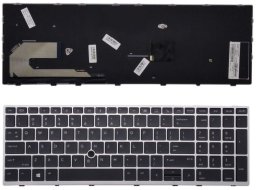 Klawiatura HP Klaviatūra HP: Elitebook 850 G5 755 G5 ZBook 15u G5 su pašvietimu