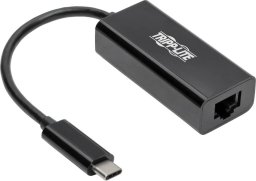 Karta sieciowa Eaton Eaton Tripp Lite Series USB C to Gigabit Ethernet Adapter USB Type C to Gbe 10/100/1000 - Netzwerkadapter - USB-C 3.1 - Gigabit Ethernet - Schwarz