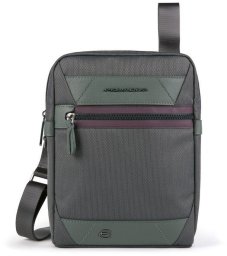 Piquadro Piquadro, Trakai, Shoulder Bag, Crossbody Bag, Green, 16 x 22 x 4 cm, For Men For Men