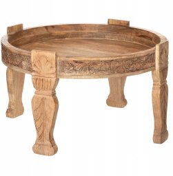 Atmosphera Drewniany stolik kawowy, Ø 74 cm