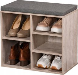 Kesper Szafka na buty z siedziskiem, 5 przegródek, MDF, Kesper