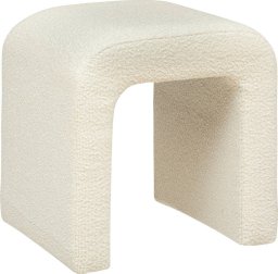 Atmosphera Stołek łuk bouclé SEVI, wys. 43 cm