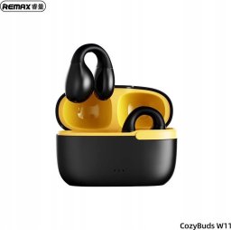 Słuchawki Remax Słuchawki Bluetooth REMAX TWS W11 BT 5.3 BLACK/YELLOW