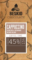 Beskid Chocolate CZEKOLADA MLECZNA Z KAWĄ CAPPUCINO