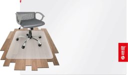 MemoBe Mata pod krzesło MemoBe 100x70cm mleczna