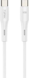 Kabel USB T-Phox USB-C - USB-C 1 m Biały (TPRZ008327)