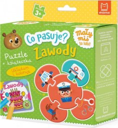  Co pasuje? Zawody. Puzzle + książeczka