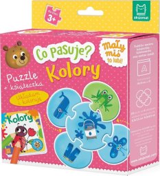  Co pasuje? Kolory. Puzzle + książeczka