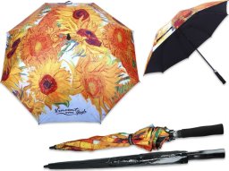  Carmani Parasol automatyczny - V. van Gogh, Słoneczniki (CARMANI)