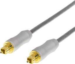 Kabel Deltaco Aukštos klasės Toslink kabelis DELTACO optinis skaitmeninio garso kabelis, 5m, juodas / TOTO-15-K / 00190004