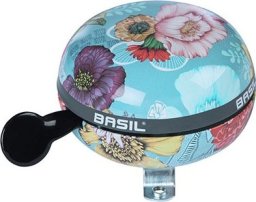  Basil Dzwonek rowerowy BASIL BLOOM FIELD BIG BELL BICYCLE BELL 80mm, sky blue (NEW 2024)