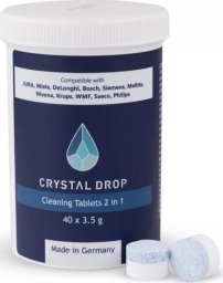 Crystal Drop CRYSTAL DROP 2 fazių valymo tabletės (40 vnt. x 3.5 g)