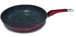 Patelnia Zilner PATELNIA 26CM MARMUROWO-CERAMICZNA ZILNER STONETEC BURGUND ZL-9256
