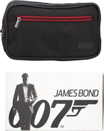 James Bond James Bond, 007, Material, Bag, Toiletry, Black, For Men, 28 x 15 x 10 cm For Men