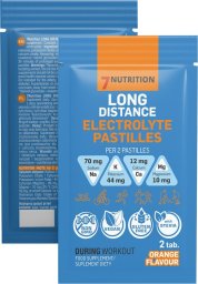  7NUTRITION 7NUTRITION Long Distance Electrolite Pastilles 2tabs Orange