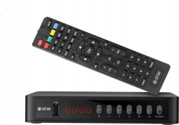 Tuner TV Estar TV priedelis STB eSTAR T2 618 HD Juodas