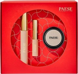  Paese Paese Eyegasm Set zestaw tusz do rzęs z odżywką 8ml + płynny eyeliner z odżywką 4ml + perłowy cień do powiek 09 2g