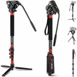 Monopod Neewer Neewer CARBON FIBER MONOPOD WITH FLUID HEAD 10101921