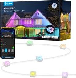 Taśma LED Govee GOVEE H705A LAUKO LED APŠVIETIMAS 30M RGBIC. BEVIELIS INTERNETAS. BLUETOOTH. IP67