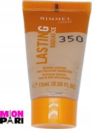 Rimmel London Rimmel London, Lasting Radiance, Natural Medium Coverage, Liquid Foundation, 350, Honey, SPF 25, 30 ml For Women