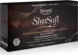 Starpil Žemoje temperatūroje besilydantis vaškas depiliacijai Starpil StarSoft Wax Tablets, ypač jautriai odai, 1kg