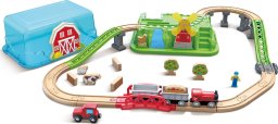 Hape HAPE traukinio bėgių rinkinys Countryside Bucket, E3772A