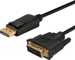Kabel Savio DisplayPort - DVI-D 1.8m czarny (SAVKABELCL-106)