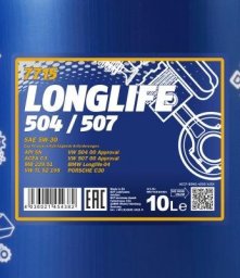 Mannol Mannol Alyva Longlife5W/30sintetinėvarikliams10 L