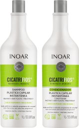 Inoar INOAR CicatriFios Super Ampola - plauko struktūrą atkurianti ampulė 12x45 ml