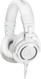 Słuchawki Audio Technica Audio Technica Ausinės ATH-M50XWH su laidu, Ant ausų uždedamos, 3.5 mm, Baltas