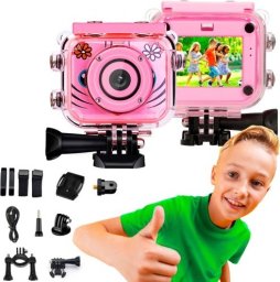 Kamera ExtraLink EXTRALINK ACTION PRO KIDS CAMERA H18 PINK