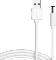 Kabel zasilający Vention Kabel zasilający USB do DC 5.5mm 1.5m Vention CEYWG biały