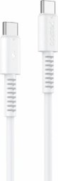 Kabel USB Yesido USB-C - USB-C 1 m Biały
