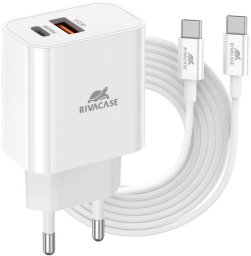 Ładowarka RivaCase MOBILE CHARGER WALL/Baltas PS4102 WD4 RIVACASE