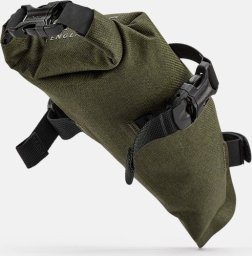  Brooks Torba podsiodłowa BROOKS SCAPE SADDLE ROLL BAG, Mud Green, Pojemność 1L, Mocowanie na paskach, Wodoodporność IPX4 (NEW)